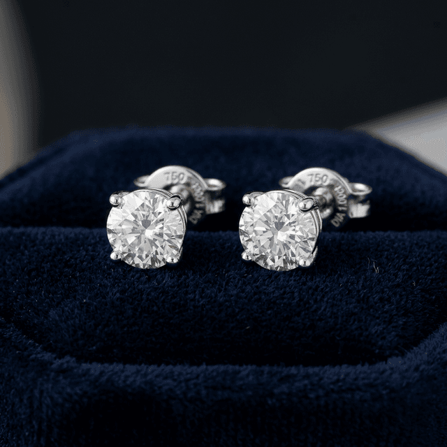 Diamond Studs artificial earrings by Swarna